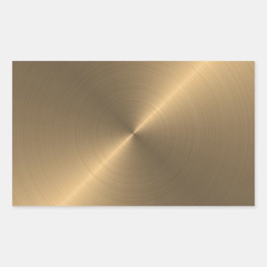 Sticker Rectangulaire Or (Devant)