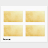 Sticker Rectangulaire Or Golden Foil (Feuille)