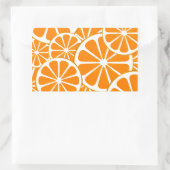 Sticker Rectangulaire oranges. (Sac)