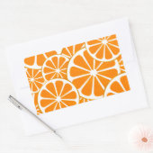 Sticker Rectangulaire oranges. (Enveloppe)