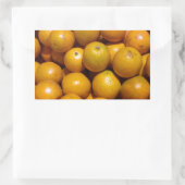 Sticker Rectangulaire Oranges fruits Floride marché orange (Sac)