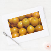 Sticker Rectangulaire Oranges fruits Floride marché orange (Enveloppe)