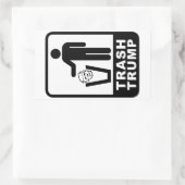 Sticker Rectangulaire ordures (Sac)