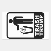 Sticker Rectangulaire ordures (Devant)