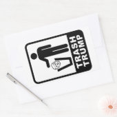 Sticker Rectangulaire ordures (Enveloppe)