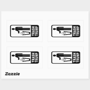 Sticker Rectangulaire ordures