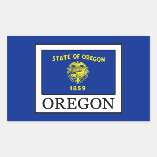 Sticker Rectangulaire Oregon (Devant)