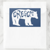 Sticker Rectangulaire Oregon Bear (Sac)