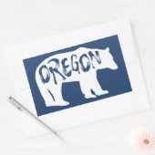 Sticker Rectangulaire Oregon Bear (Enveloppe)