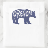 Sticker Rectangulaire Oregon Bear (Sac)