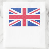 Sticker Rectangulaire Original cross-stitch design Union Jack (Sac)