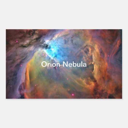 Sticker Rectangulaire Orion Nebula Space Galaxy (Devant)
