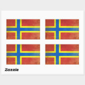 Sticker Rectangulaire Orkney (Feuille)