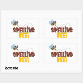 Sticker Rectangulaire Orthographe (Feuille)