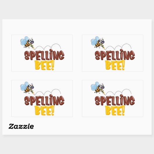 Sticker Rectangulaire Orthographe (Feuille)