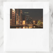 Sticker Rectangulaire Osaka, Japon (Sac)