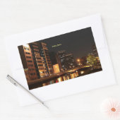 Sticker Rectangulaire Osaka, Japon (Enveloppe)