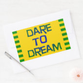 Sticker Rectangulaire Oser rêver (Enveloppe)