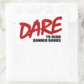 Sticker Rectangulaire Osez lire des livres interdits (Sac)