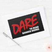 Sticker Rectangulaire Osez lire des livres interdits (Enveloppe)