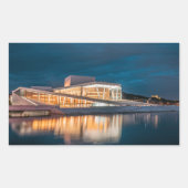 Sticker Rectangulaire Oslo Norvège (Devant)