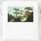 Sticker Rectangulaire ossements de géants (Sac)