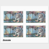 Sticker Rectangulaire Où Sont Les Choses Sauvages | Couverture de livre (Feuille)