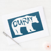 Sticker Rectangulaire Ouray Bear (Enveloppe)