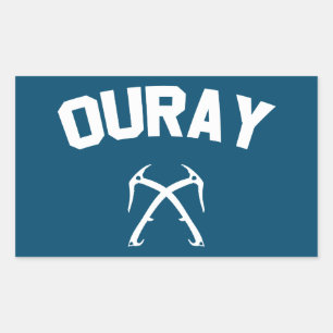 Sticker Rectangulaire Ouray Ice Escalade