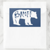 Sticker Rectangulaire Ours Banff (Sac)