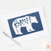 Sticker Rectangulaire Ours Banff (Enveloppe)