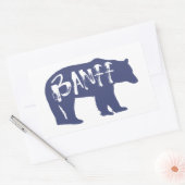 Sticker Rectangulaire Ours Banff (Enveloppe)