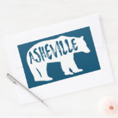 Sticker Rectangulaire Ours d'Asheville (Enveloppe)
