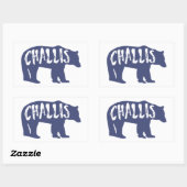 Sticker Rectangulaire Ours de Challis Idaho (Feuille)