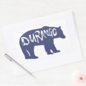 Sticker Rectangulaire Ours de Durango (Enveloppe)