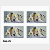 Sticker Rectangulaire Ours de glace 1998 (Feuille)