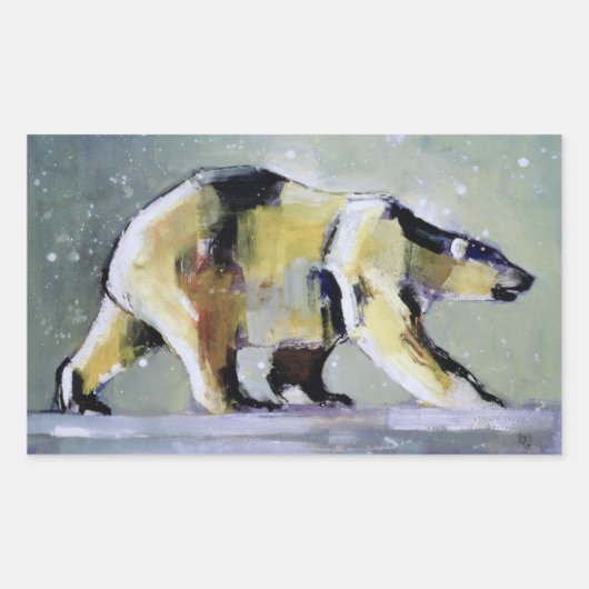 Sticker Rectangulaire Ours de glace 1998 (Devant)