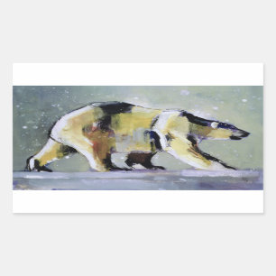 Sticker Rectangulaire Ours de glace 1998