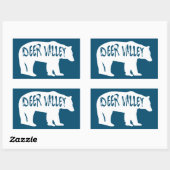 Sticker Rectangulaire Ours de la vallée du Cerf (Feuille)