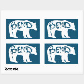 Sticker Rectangulaire Ours de pli (Feuille)