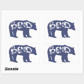 Sticker Rectangulaire Ours de pli (Feuille)