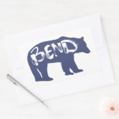 Sticker Rectangulaire Ours de pli (Enveloppe)