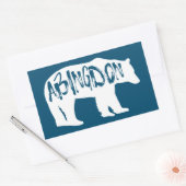 Sticker Rectangulaire Ours de Virginie d'Abingdon (Enveloppe)