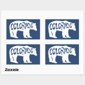 Sticker Rectangulaire Ours du Colorado (Feuille)