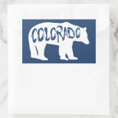 Sticker Rectangulaire Ours du Colorado (Sac)