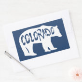 Sticker Rectangulaire Ours du Colorado (Enveloppe)