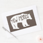 Sticker Rectangulaire Ours du Nouveau-Mexique (Enveloppe)