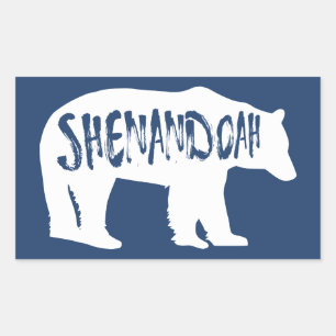 Sticker Rectangulaire Ours du parc national de Shenandoah