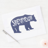 Sticker Rectangulaire Ours du parc national de Shenandoah (Enveloppe)