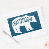 Sticker Rectangulaire Ours du Tennessee Chattanooga (Enveloppe)